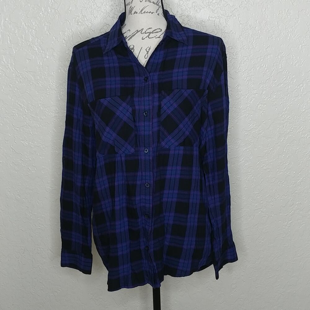 Express Plaid Button Down‎ Size S